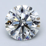 4 Carat Round - Natural Diamond - 4.01 - E - SI2 - EX - EX - EX - Diamonds By Rothschild