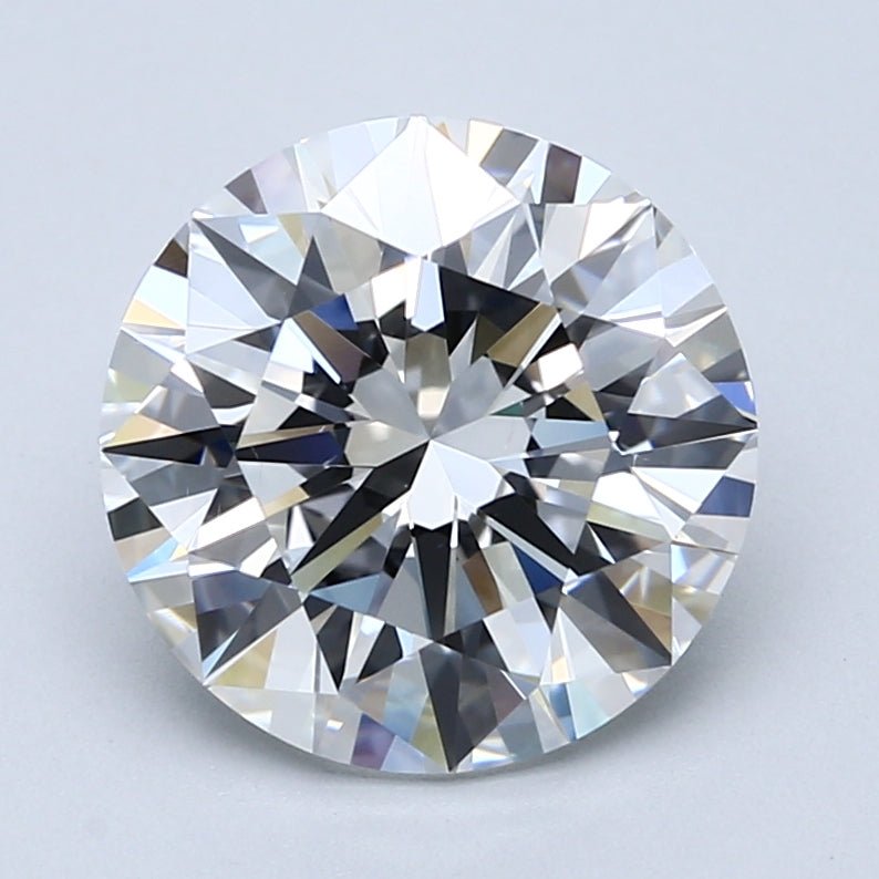 4 Carat Round - Natural Diamond - 4.01 - E - VS2 - EX - EX - EX - Diamonds By Rothschild