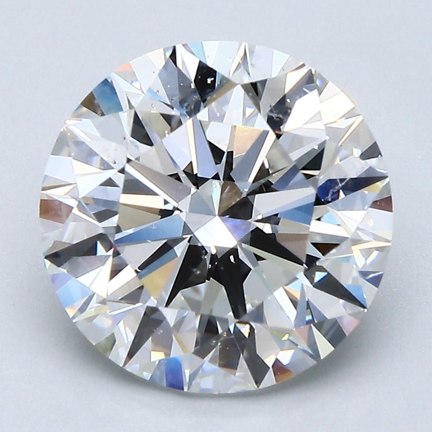 4 Carat Round - Natural Diamond - 4.01 - F - SI1 - EX - EX - EX - Diamonds By Rothschild