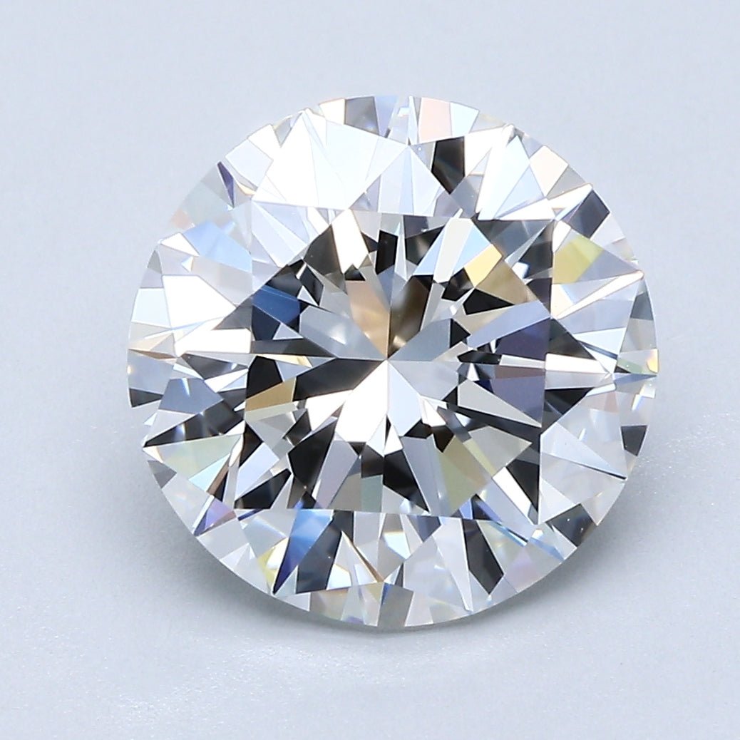 4 Carat Round - Natural Diamond - 4.01 - F - VS1 - VG - VG - VG - Diamonds By Rothschild