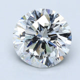 4 Carat Round - Natural Diamond - 4.01 - H - SI2 - G - G - f - Diamonds By Rothschild