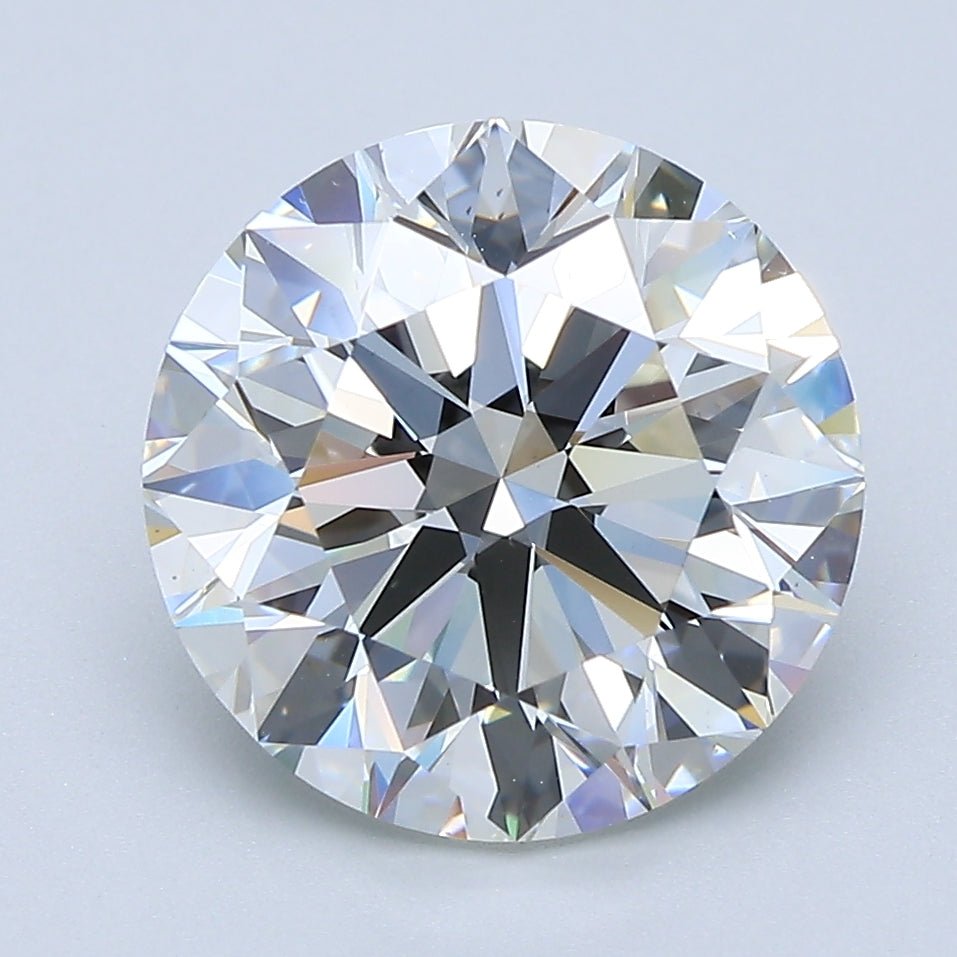 4 Carat Round - Natural Diamond - 4.01 - I - VS2 - EX - EX - EX - Diamonds By Rothschild