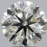 4 Carat Round - Natural Diamond - 4.01 - J - SI2 - VG - EX - VG - Diamonds By Rothschild