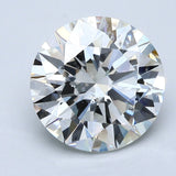 4 Carat Round - Natural Diamond - 4.02 - H - SI2 - EX - EX - EX - Diamonds By Rothschild