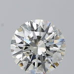 4 Carat Round - Natural Diamond - 4.02 - J - SI1 - EX - EX - EX - Diamonds By Rothschild