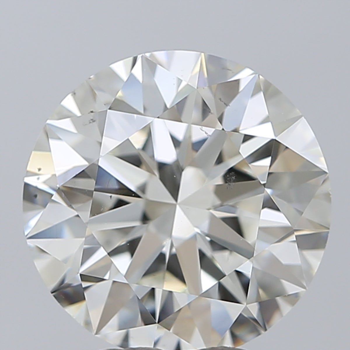 4 Carat Round - Natural Diamond - 4.02 - J - SI1 - EX - EX - EX - Diamonds By Rothschild