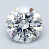 4 Carat Round - Natural Diamond - 4.03 - F - VS2 - EX - EX - EX - Diamonds By Rothschild