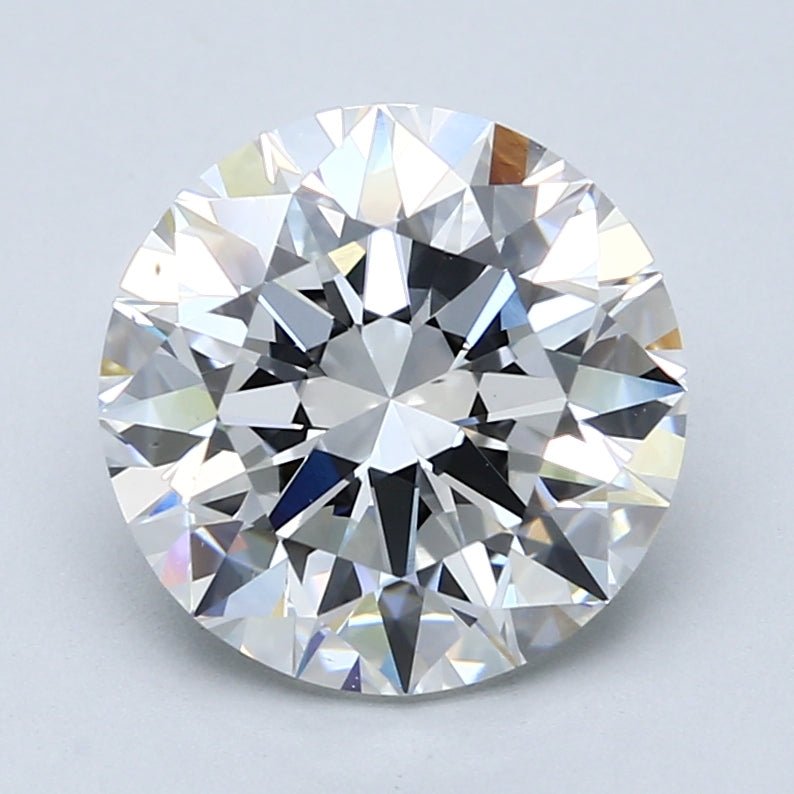 4 Carat Round - Natural Diamond - 4.03 - F - VS2 - EX - EX - EX - Diamonds By Rothschild