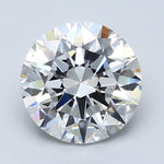 4 Carat Round - Natural Diamond - 4.03 - F - VS2 - EX - EX - EX - Diamonds By Rothschild