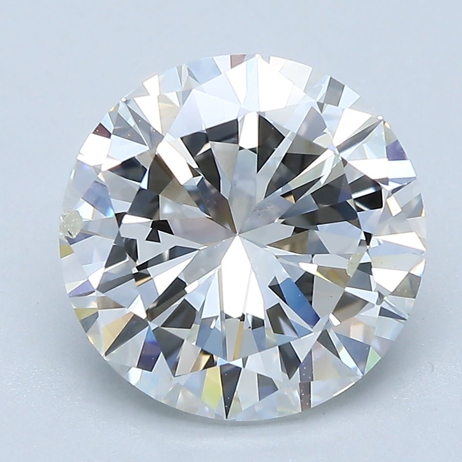 4 Carat Round - Natural Diamond - 4.03 - H - SI1 - G - VG - G - Diamonds By Rothschild
