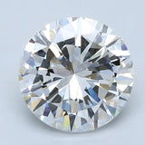 4 Carat Round - Natural Diamond - 4.03 - H - SI1 - G - VG - G - Diamonds By Rothschild