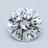 4 Carat Round - Natural Diamond - 4.1 - E - SI2 - EX - EX - EX - Diamonds By Rothschild