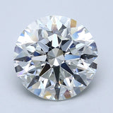 4 Carat Round - Natural Diamond - 4.11 - F - SI1 - EX - EX - EX - Diamonds By Rothschild