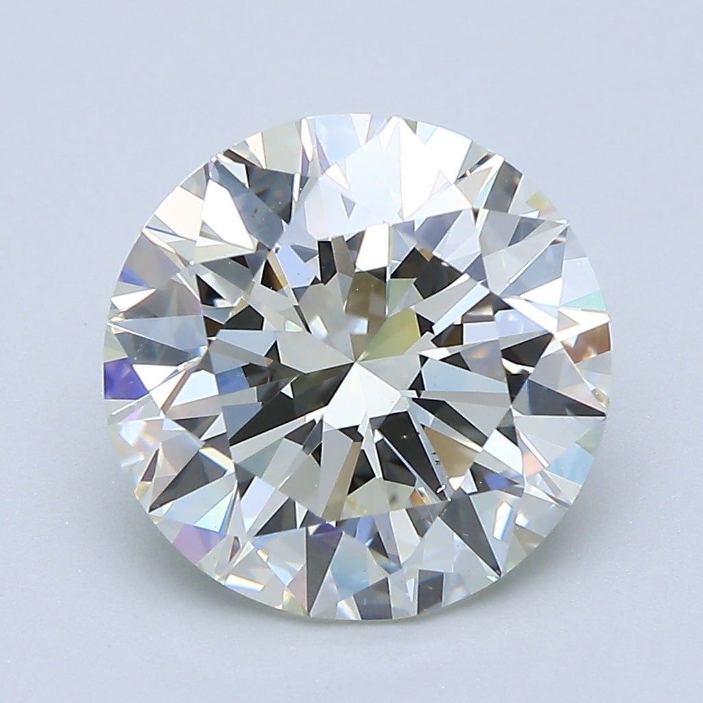 4 Carat Round - Natural Diamond - 4.25 - K - SI1 - EX - EX - EX - Diamonds By Rothschild