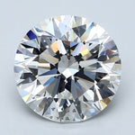 4 Carat Round - Natural Diamond - H - SI2 - 4.01 - EX - EX - EX - Diamonds By Rothschild