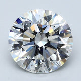 4 Carat Round - Natural Diamond - H - SI2 - 4.01 - EX - EX - EX - Diamonds By Rothschild