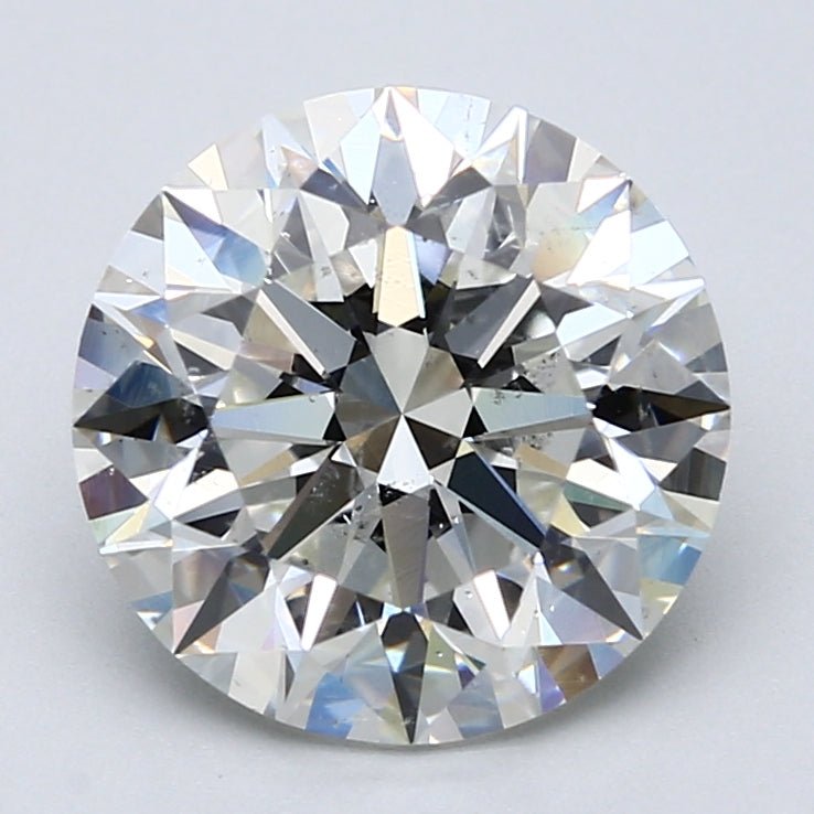 4 Carat Round - Natural Diamond - I - SI2 - 4.21 - EX - EX - EX - Diamonds By Rothschild