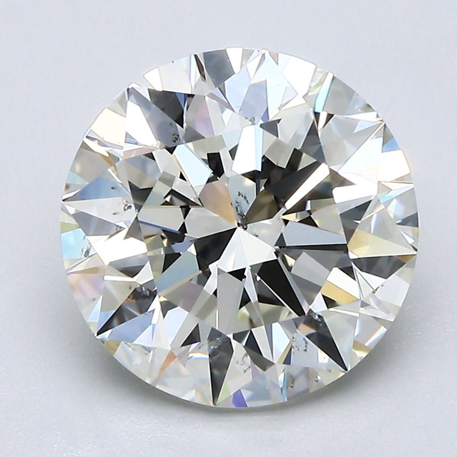 4 Carat Round - Natural Diamond - K - SI1 - 3.8 - EX - EX - EX - Diamonds By Rothschild