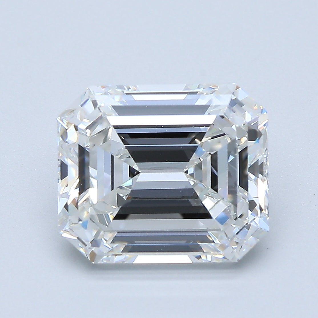 4.5 Carat Emerald - Natural Diamond - 4.49 - F - Very Slightly Included - EX - VG - Diamonds By Rothschild