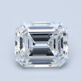 4.5 Carat Emerald - Natural Diamond - 4.49 - F - Very Slightly Included - EX - VG - Diamonds By Rothschild