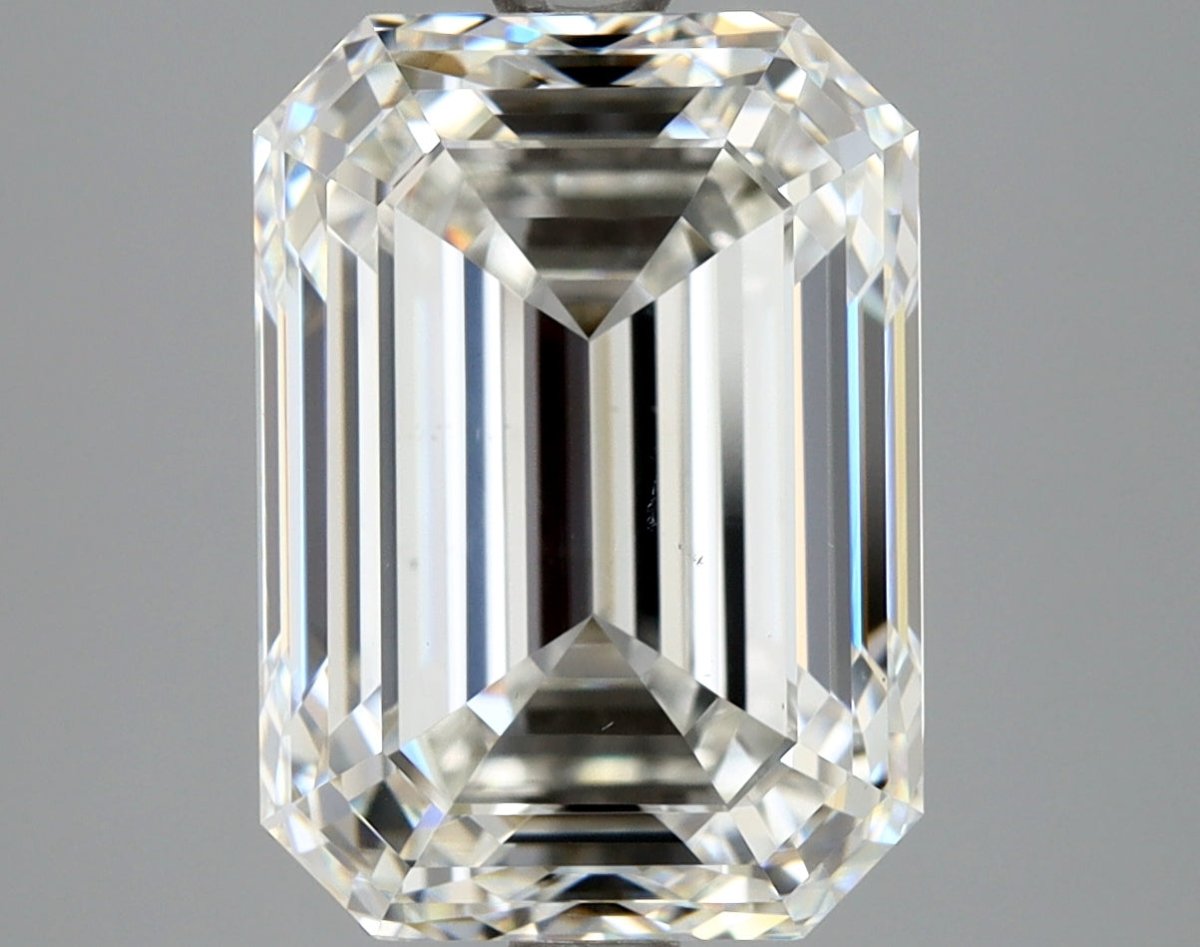 4.5 Carat Emerald - Natural Diamond - 4.49 - H - VS2 - VG - EX - VG - Diamonds By Rothschild