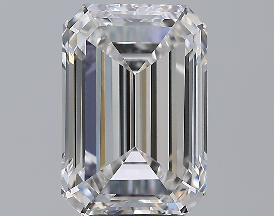 4.5 Carat Emerald - Natural Diamond - 4.5 - F - VVS2 - EX - EX - EX - Diamonds By Rothschild