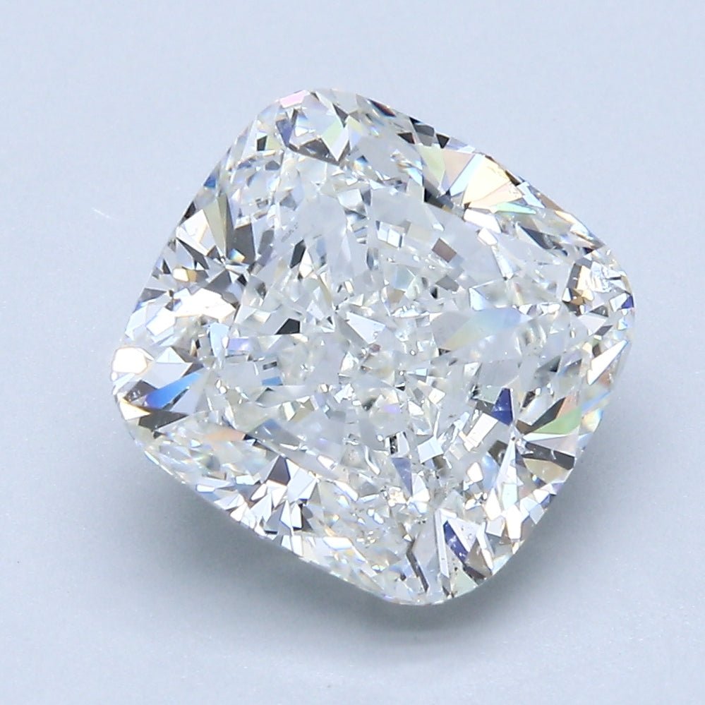 4.5 Carat Natural Diamond - CUSHION - 4.52 - H - SI2 - Diamonds By Rothschild