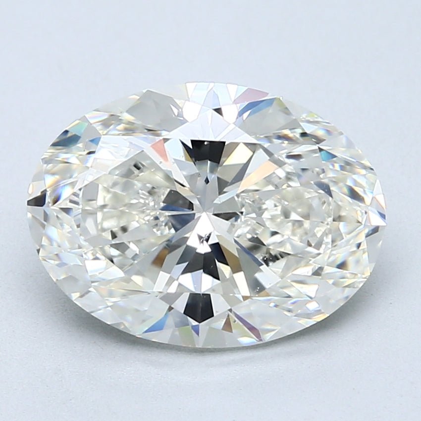 4.5 Carat Oval Cut Natural Diamond - I SI1 - 4.5ct - VG Cut Grade - Diamonds By Rothschild