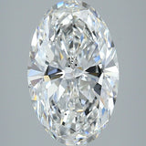 4.5 Carat Oval - Natural Diamond - 4.49 - F - SI2 - VG - EX - VG - Diamonds By Rothschild