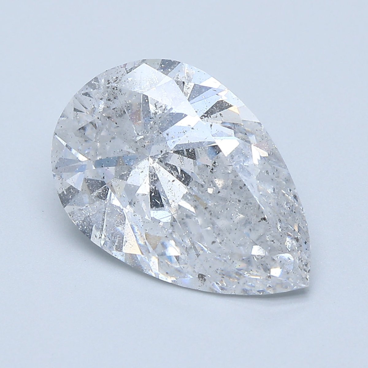 4.5 Carat Pear - Natural Diamond - 4.69 - D - I1 - VG - VG - VG - Diamonds By Rothschild