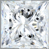 4.5 Carat Princess Cut Natural Diamond - F SI2 - 4.51ct - VG Cut Grade - Diamonds By Rothschild