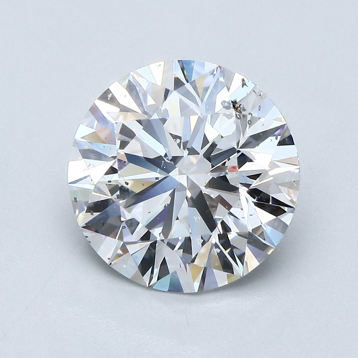 4.5 Carat Round - Natural Diamond - 4.5 - E - SI2 - EX - EX - EX - Diamonds By Rothschild