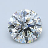 4.5 Carat Round - Natural Diamond - 4.51 - J - SI2 - EX - EX - EX - Diamonds By Rothschild