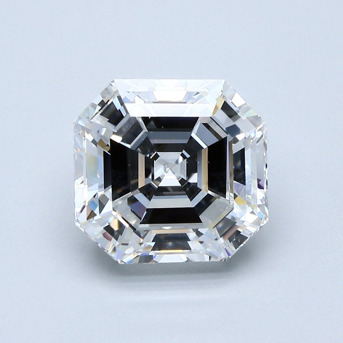 5 Carat Asscher - Natural Diamond - 5.01 - F - SI1 - EX - VG - Diamonds By Rothschild