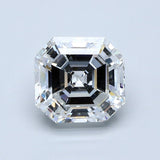 5 Carat Asscher - Natural Diamond - 5.01 - F - SI1 - EX - VG - Diamonds By Rothschild