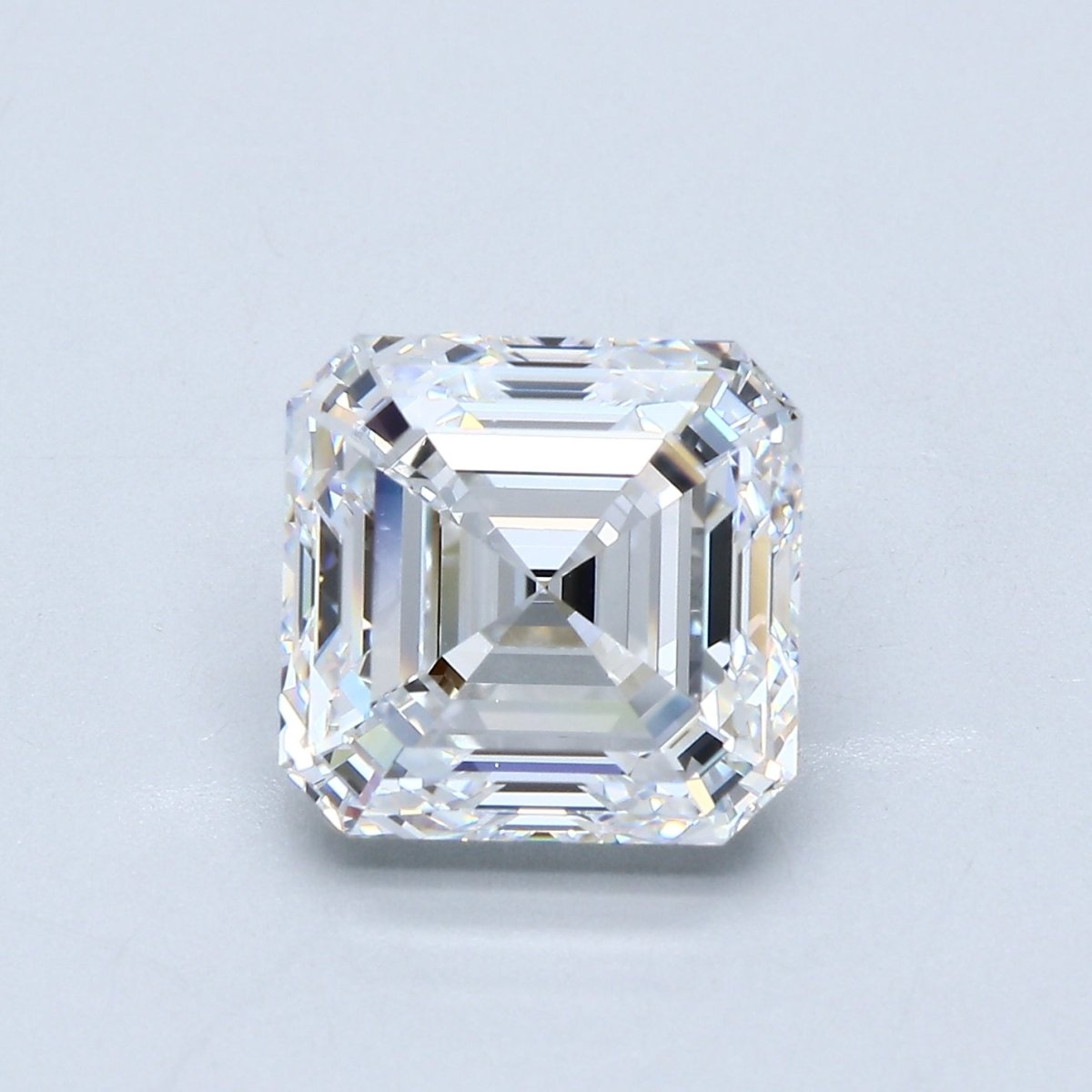 5 Carat Asscher - Natural Diamond - 5.02 - D - VS1 - EX - EX - Diamonds By Rothschild