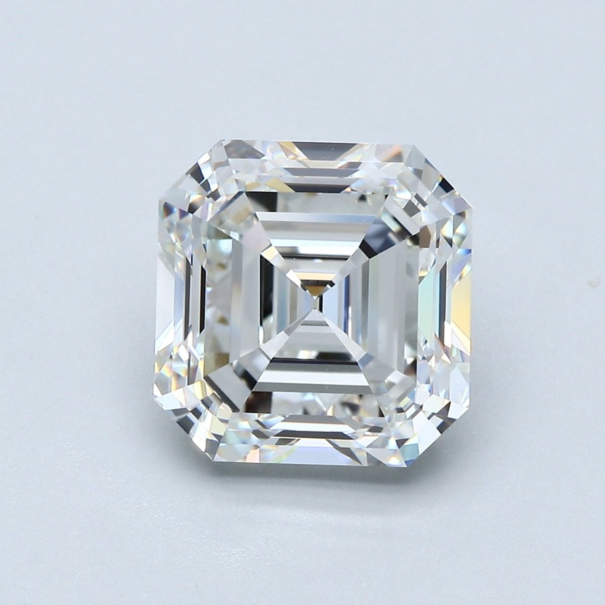 5 Carat Asscher - Natural Diamond - 5.02 - H - VVS2 - VG - EX - VG - Diamonds By Rothschild