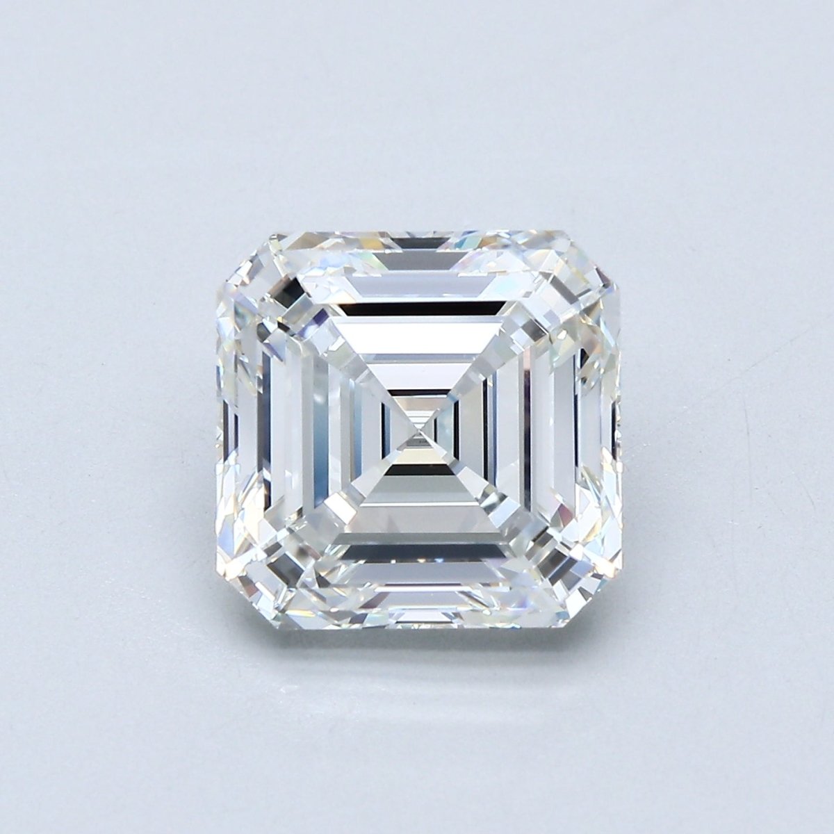 5 Carat Asscher - Natural Diamond - 5.06 - G - VS1 - EX - EX - EX - Diamonds By Rothschild