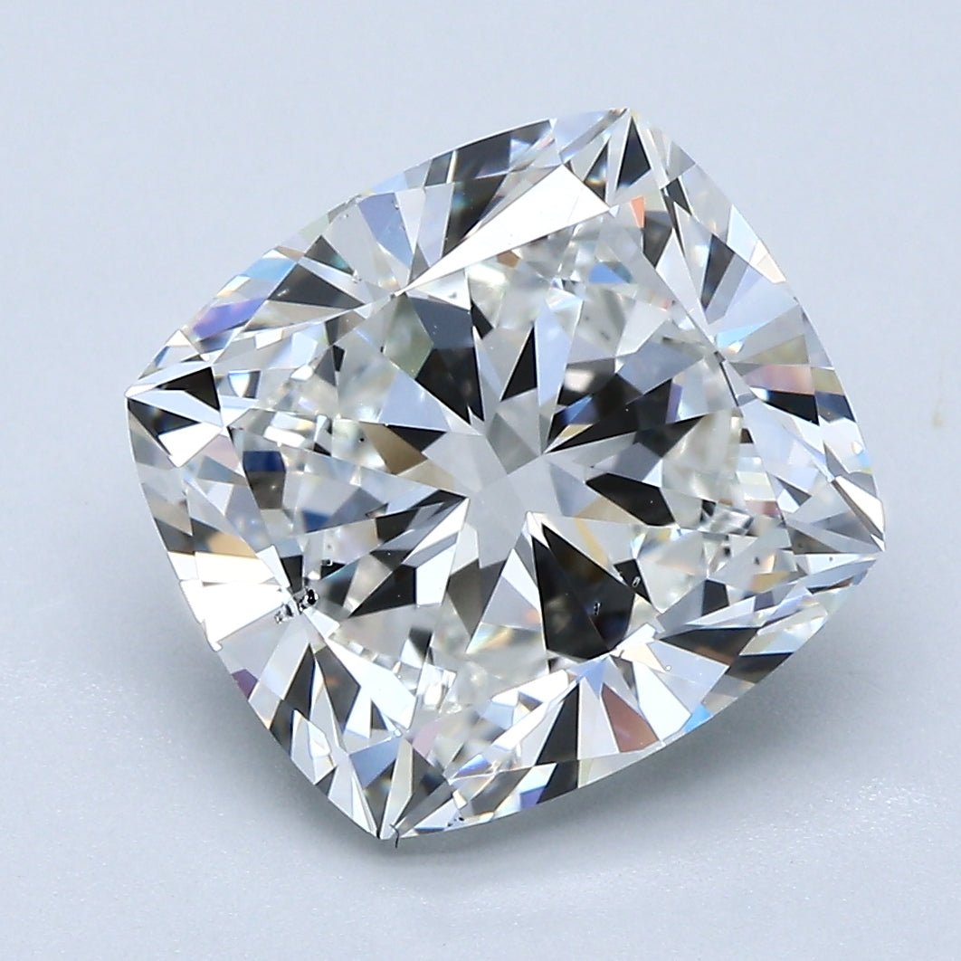 5 Carat Cushion - Natural Diamond - 5.02 - G - Slightly Included - VG - EX - EX - Diamonds By Rothschild