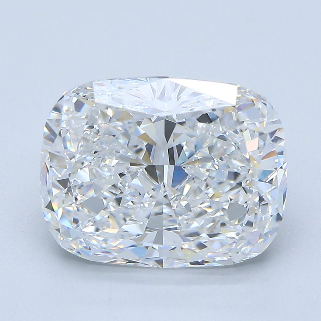 5 Carat Cushion - Natural Diamond - 5.08 - E - VVS2 - VG - EX - EX - Diamonds By Rothschild