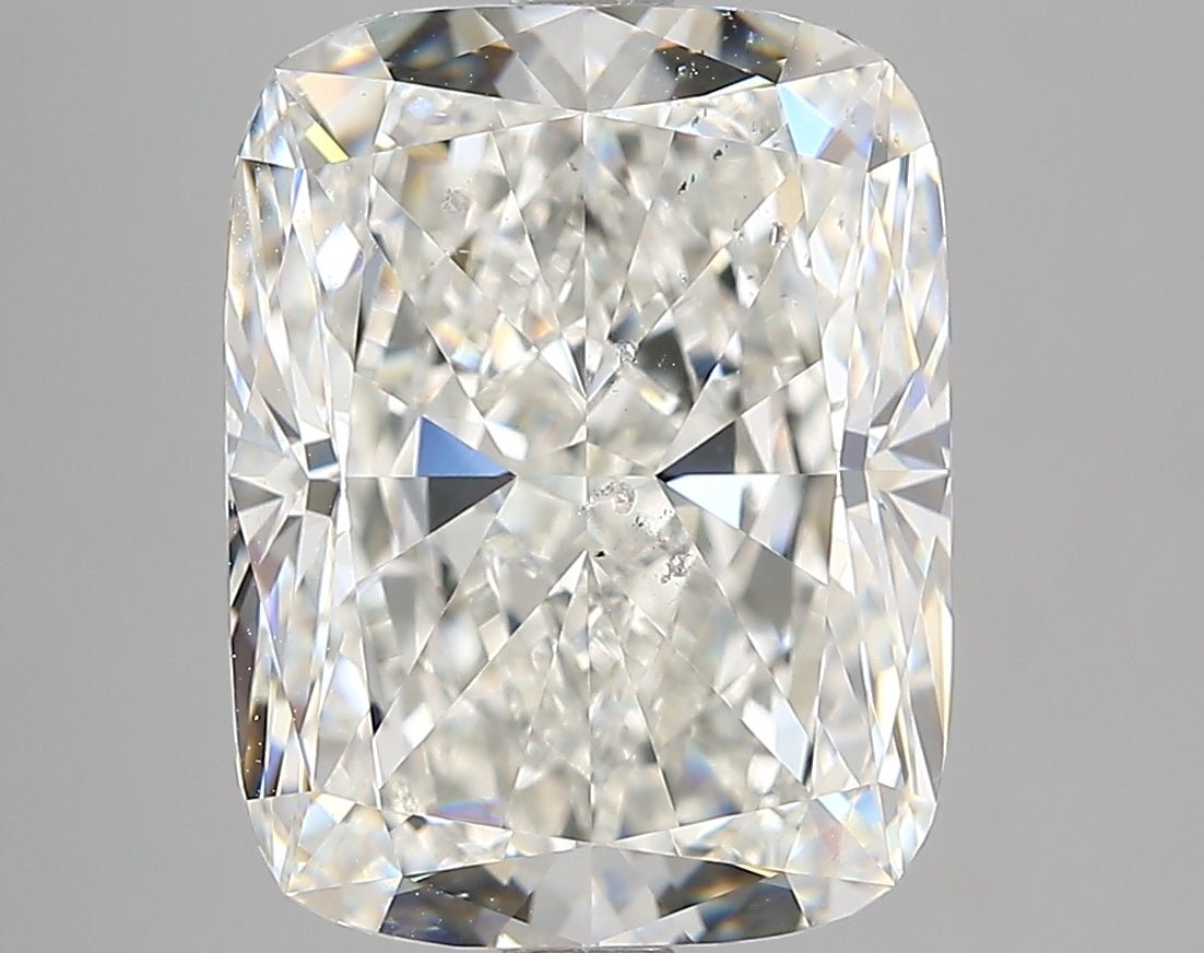 5 Carat Cushion - Natural Diamond - 5.33 - I - SI2 - EX - EX - EX - Diamonds By Rothschild