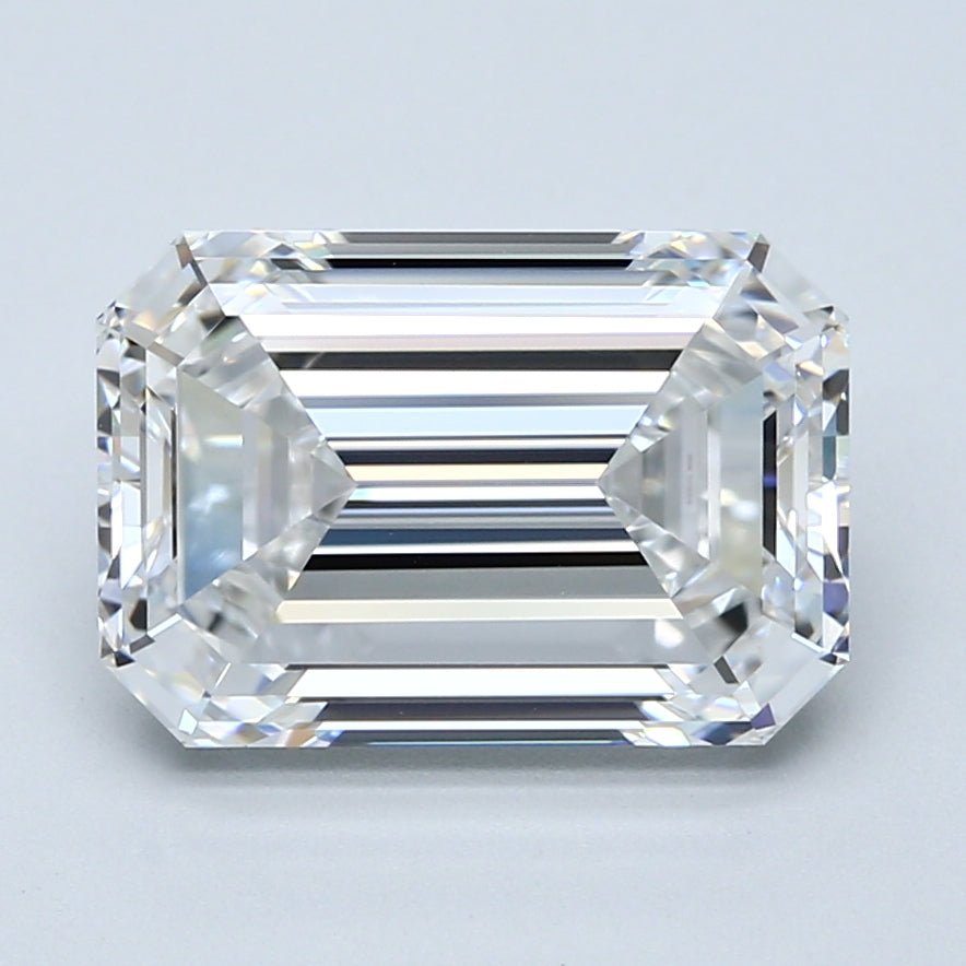 5 Carat Emerald - Natural Diamond - 5.01 - E - VVS2 - VG - EX - EX - Diamonds By Rothschild