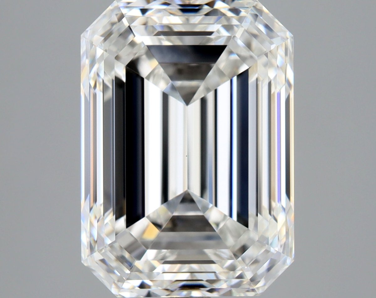 5 Carat Emerald - Natural Diamond - 5.01 - F - Very Slightly Included - VG - EX - EX - Diamonds By Rothschild