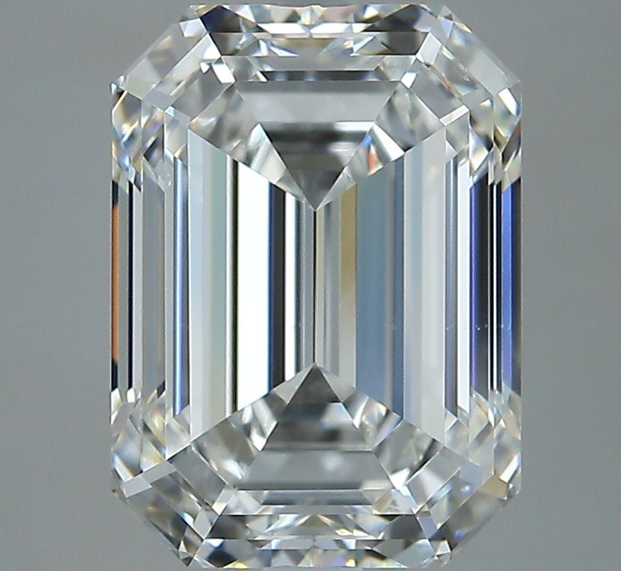 5 Carat EMERALD - Natural Diamond - 5.01 - G - VS2 - VG - EX - EX - Diamonds By Rothschild