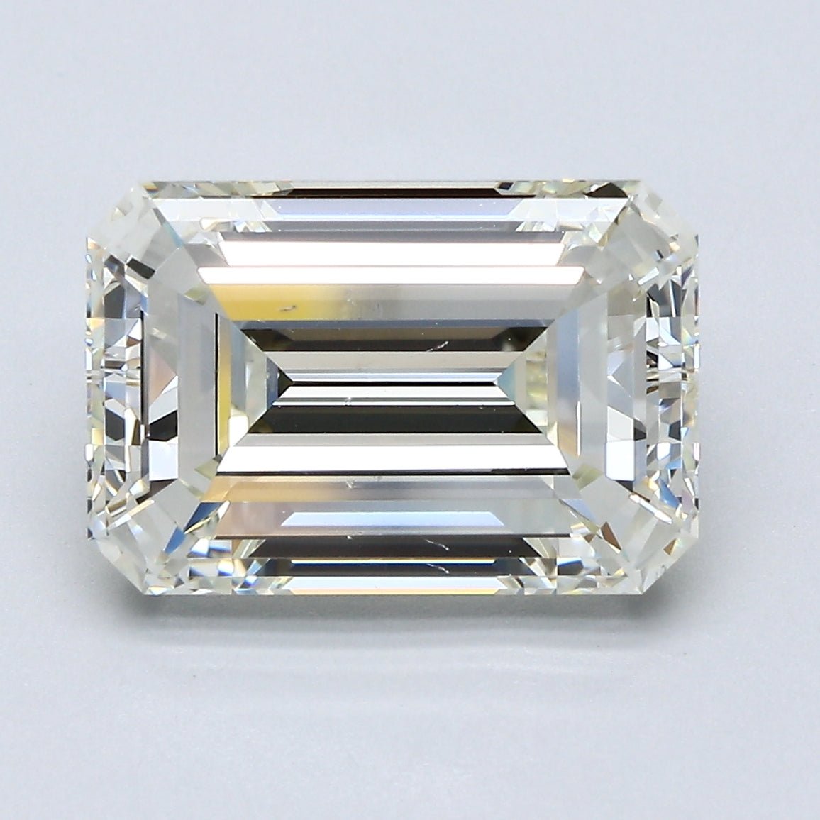 5 Carat Emerald - Natural Diamond - 5.12 - L - SI1 - EX - EX - EX - Diamonds By Rothschild