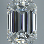 5 Carat Emerald - Natural Diamond - 5.23 - H - VVS2 - EX - EX - EX - Diamonds By Rothschild