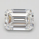 5 Carat Emerald - Natural Diamond - 5.34 - D - VS2 - EX - EX - EX - Diamonds By Rothschild