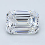 5 Carat EMERALD - Natural Diamond - D - VS2 - 5.02 - VG - EX - EX - Diamonds By Rothschild