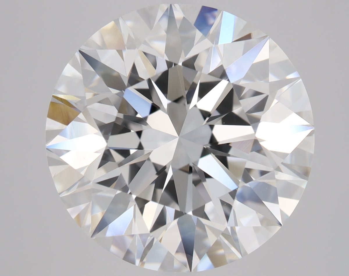 5 Carat Round Cut Natural Diamond - E VS1 - 5.01ct - EX Symmetry Grade