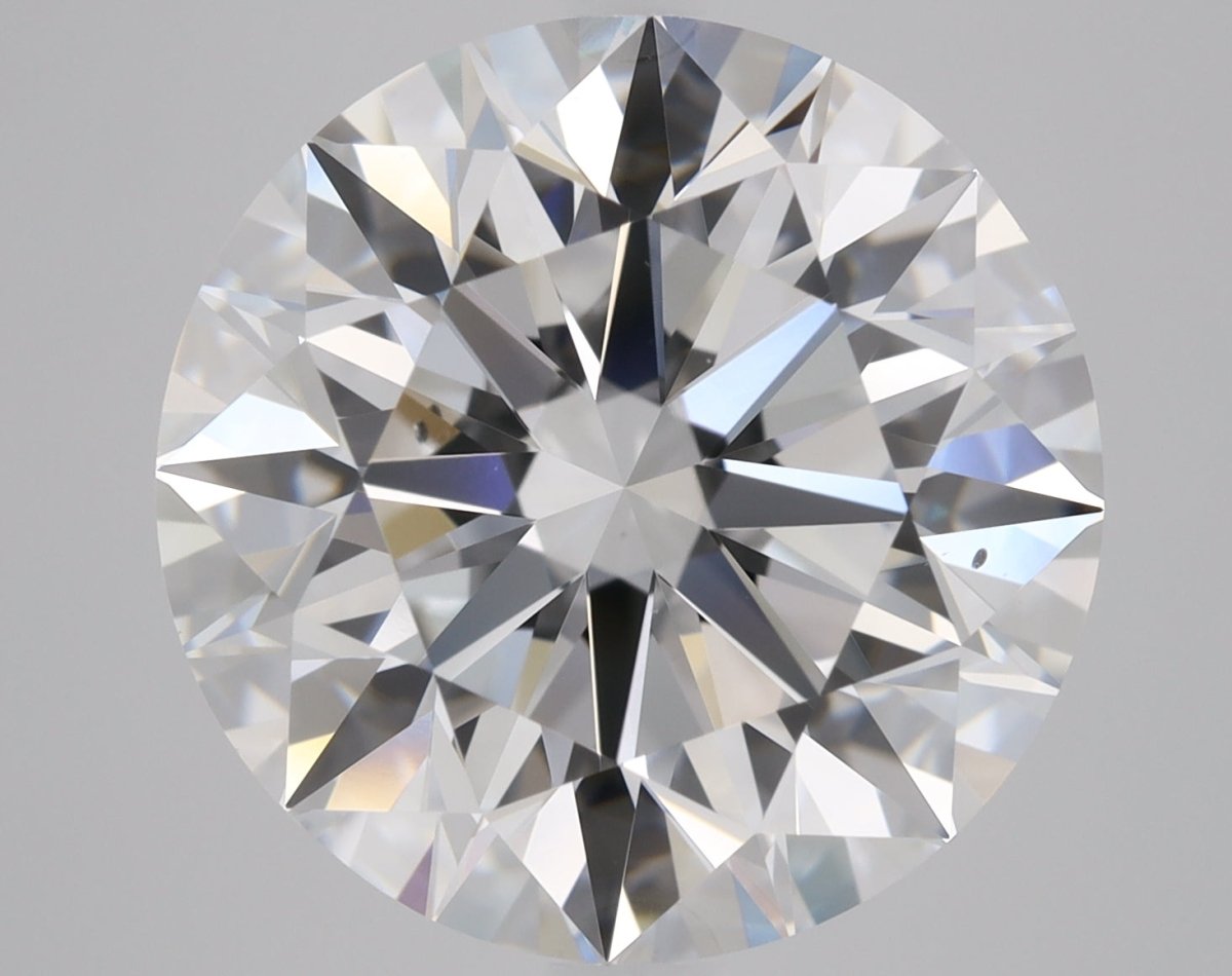 5 Carat Round Cut Natural Diamond - D VS2 - 5.02ct - EX Symmetry Grade